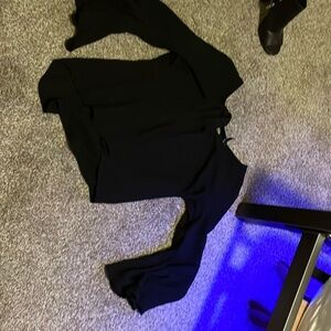 Black long sleeve top